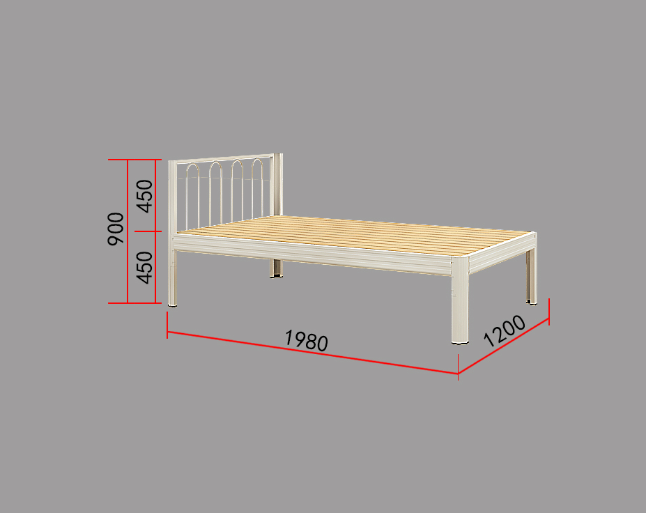 宿舍的上下鋪鐵床尺寸是多少？